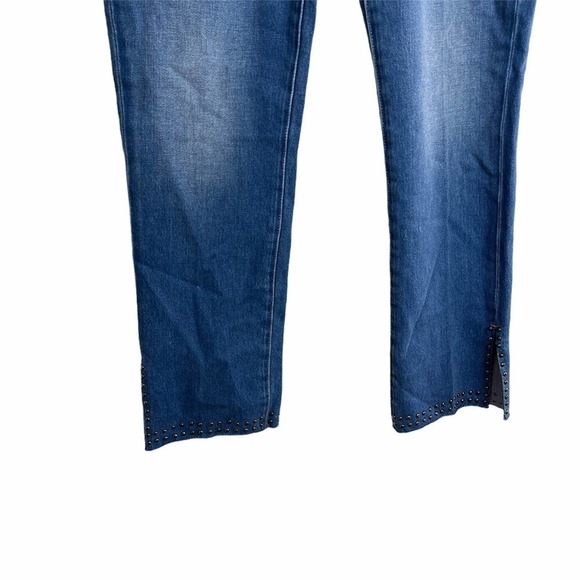 FRAME 👖👖👖Le High Stud Raw Hem Ankle Straight Jeans - Picture 6 of 9